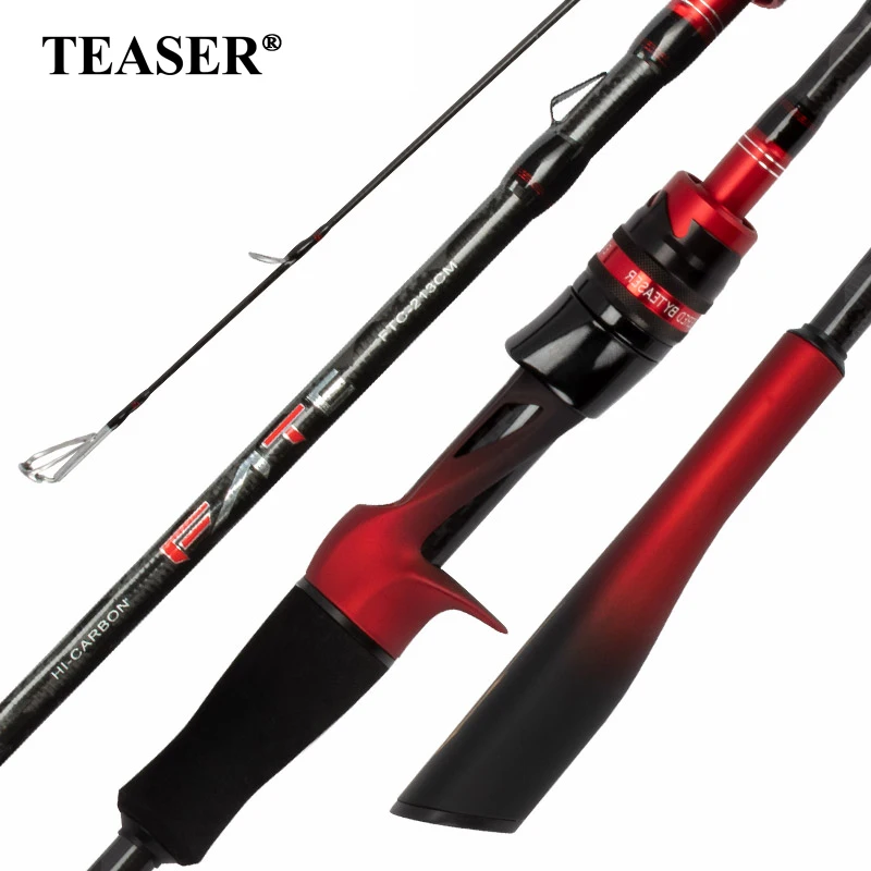 TEASER 1.98M Multi-section portable lull rod Spinning Casting carbon rod, universal long-range throwing rod lull rod
TEASER 1.98M Multi-section portable lull rod Spinning Casting carbon rod, universal long-range throwing rod lull rod