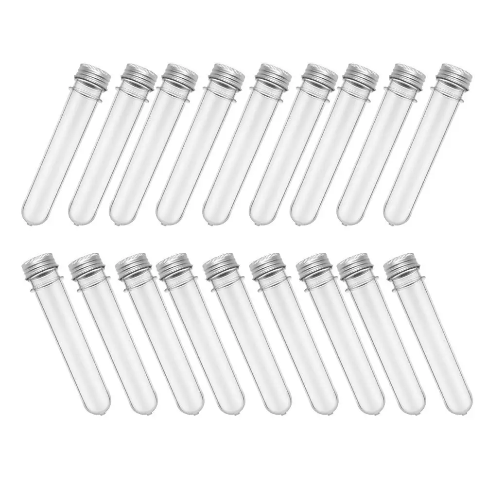 50 Pcs Test Tube Bottles PET Material Eco Friendly Reusable Storage Tubes for Candies Mask Samples Liquid Small Size
50 Pcs Test Tube Bottles PET Material Eco Friendly Reusable Storage Tubes for Candies Mask Samples Liquid Small Size
