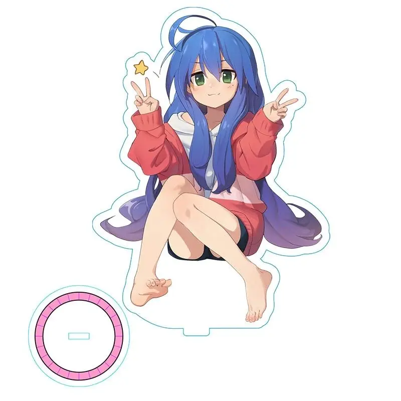 Lucky Star Anime Figures Stand Model Plate Kawaii Model Action Figure Ornament Kids Friends Gift Toys Fans Collection Ornament
Lucky Star Anime Figures Stand Model Plate Kawaii Model Action Figure Ornament Kids Friends Gift Toys Fans Collection Ornament