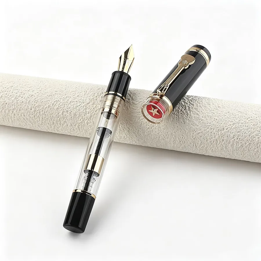 JINHAO 1935 TIANDAO Fountain Pen F/M 40MM Sword Nib Guitar Clip Stationery Writing Pen Office School Supplies
JINHAO 1935 TIANDAO Fountain Pen F/M 40MM Sword Nib Guitar Clip Stationery Writing Pen Office School Supplies