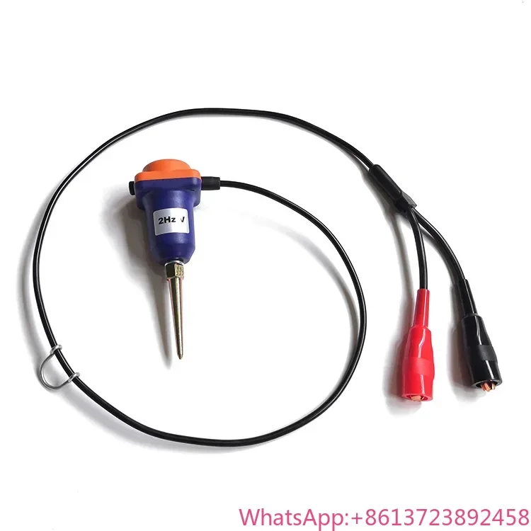 Single EG-2U-II geophone 2Hz Vertical Land Case Spike 75mm with Mueller Clips High Sensitivity 200V/m/s Seismic 2 Hz Geophone
Single EG-2U-II geophone 2Hz Vertical Land Case Spike 75mm with Mueller Clips High Sensitivity 200V/m/s Seismic 2 Hz Geophone