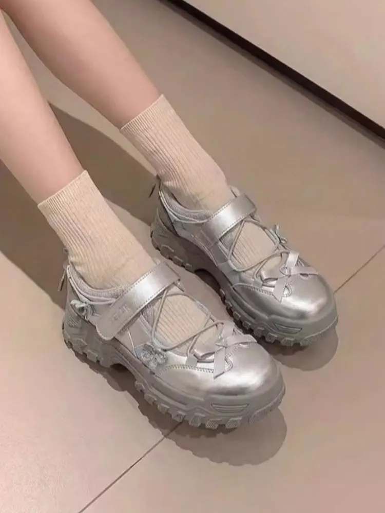 Ballet Flats Thick Bottom Mary Janes Women's Casual Shoes Spring Summer New Style Breathable Sports Shoes Knot
Ballet Flats Thick Bottom Mary Janes Women's Casual Shoes Spring Summer New Style Breathable Sports Shoes Knot