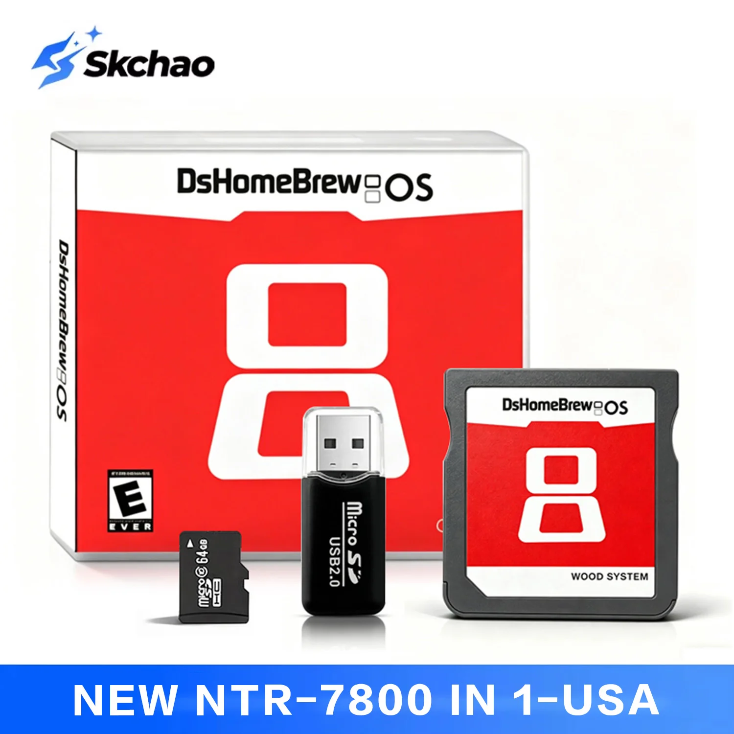 New DsHomeBrew OS 7800 in 1 FlashCard Wood System Card For for NDS 3DS MD GB GBC FC PCE Vedio Game Card With 64G Memory Card
New DsHomeBrew OS 7800 in 1 FlashCard Wood System Card For for NDS 3DS MD GB GBC FC PCE Vedio Game Card With 64G Memory Card