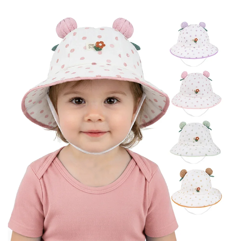 Panama Summer Baby Sun Hat for Girls Fashion Ball Hat Cute Dot Big Brim Toddler Bucket Hats Baby Beach Sun Hat Kids Sun Cap
Panama Summer Baby Sun Hat for Girls Fashion Ball Hat Cute Dot Big Brim Toddler Bucket Hats Baby Beach Sun Hat Kids Sun Cap