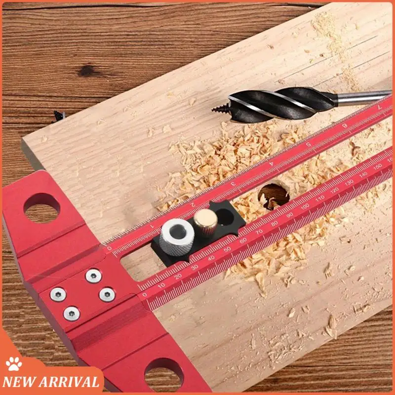 Emption!Woodworking 2-In-1 Drilling Positioning Scoring Ruler Scriber Marking T Square Dowelling Jig With 6/8/10Mm Drill Sleeve
Emption!Woodworking 2-In-1 Drilling Positioning Scoring Ruler Scriber Marking T Square Dowelling Jig With 6/8/10Mm Drill Sleeve