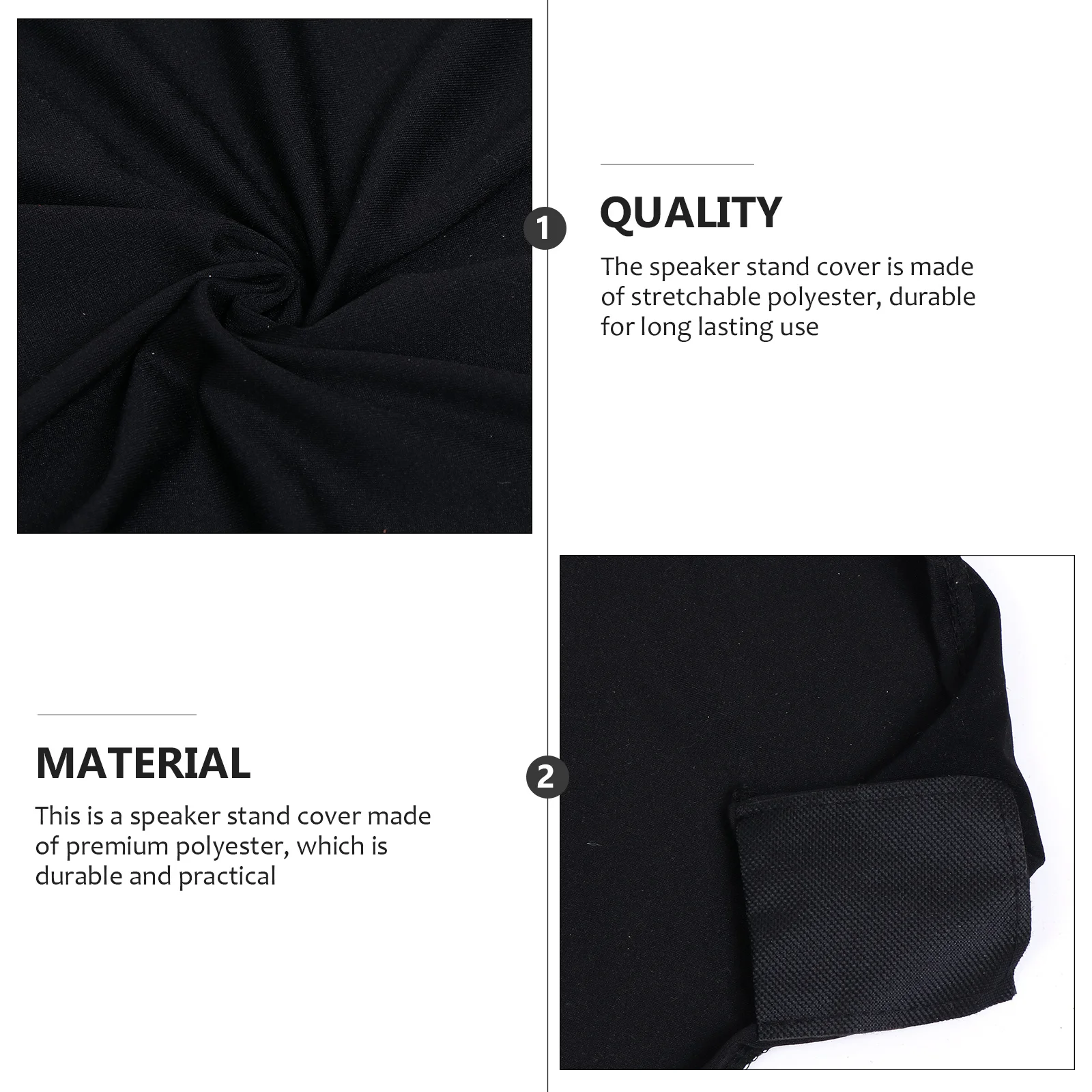 1pc Speaker Tripod Cover Black Polyester Stretchable For Stage Wedding Concert Durable Adjustable Stand Accessory Live Show
1pc Speaker Tripod Cover Black Polyester Stretchable For Stage Wedding Concert Durable Adjustable Stand Accessory Live Show