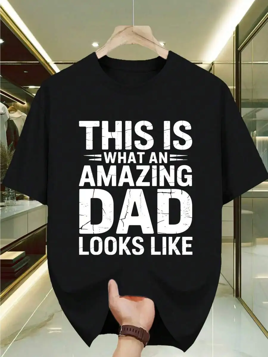 Funny Dad T-Shirt For Men Loose Fit Bold Print Black Crew Neck Casual Top Fathers Day Gift
Funny Dad T-Shirt For Men Loose Fit Bold Print Black Crew Neck Casual Top Fathers Day Gift
