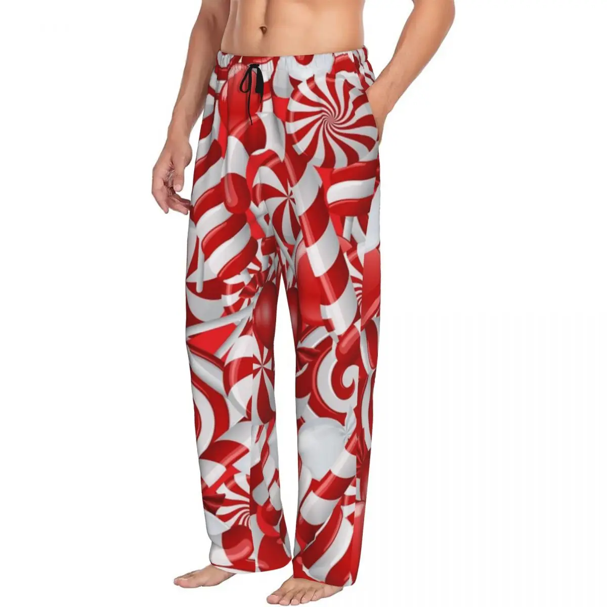 Мужские пижамные штаны Peppermint Candy на заказ, одежда для сна для сна с карманами
Мужские пижамные штаны Peppermint Candy на заказ, одежда для сна для сна с карманами