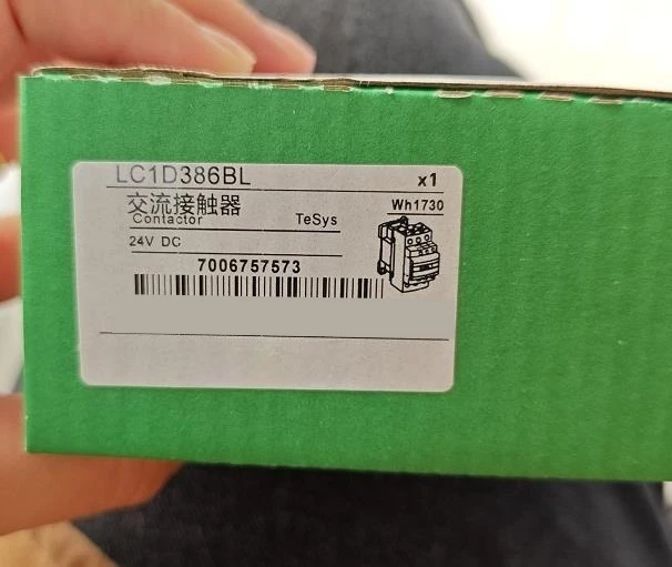 Brand New Original LC1D386BL Tripole Contactor 38A 24VDC Low Power Ring Terminal Fast delivery
Brand New Original LC1D386BL Tripole Contactor 38A 24VDC Low Power Ring Terminal Fast delivery