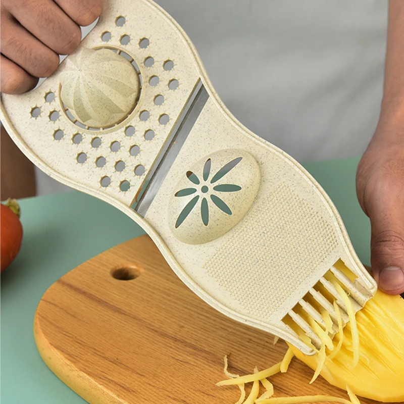 Vegetable Fruit Peeler Slicer Cutter 5 In 1 Lemon Lime Squeezer Manual Garlic Mincer Portable Cucumber Grater Peeler for Kitchen
Vegetable Fruit Peeler Slicer Cutter 5 In 1 Lemon Lime Squeezer Manual Garlic Mincer Portable Cucumber Grater Peeler for Kitchen