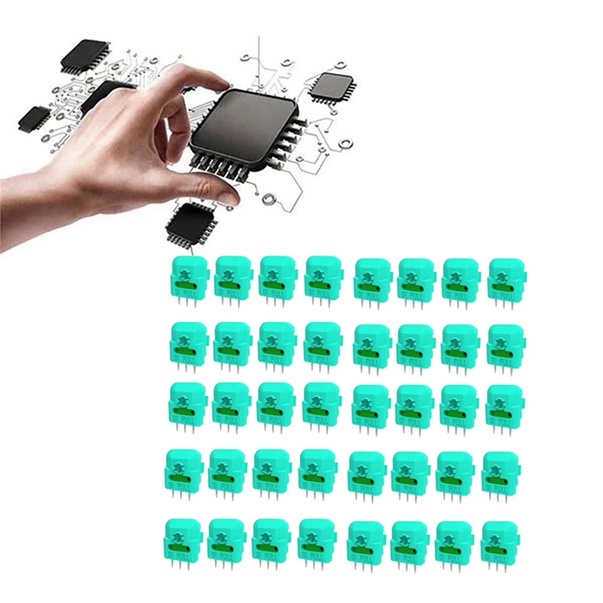 40PCS Hall Joystick Potentiometer Sensor Module for Xbox Controller Hall Joystick Universal Axis Resistor Micro-Switch,A
40PCS Hall Joystick Potentiometer Sensor Module for Xbox Controller Hall Joystick Universal Axis Resistor Micro-Switch,A