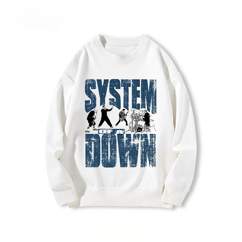 2026 System of A Down Band's Round-neck Hoodies for Both Men and Women A European and American Metal Street Rock Trend
2026 System of A Down Band's Round-neck Hoodies for Both Men and Women A European and American Metal Street Rock Trend