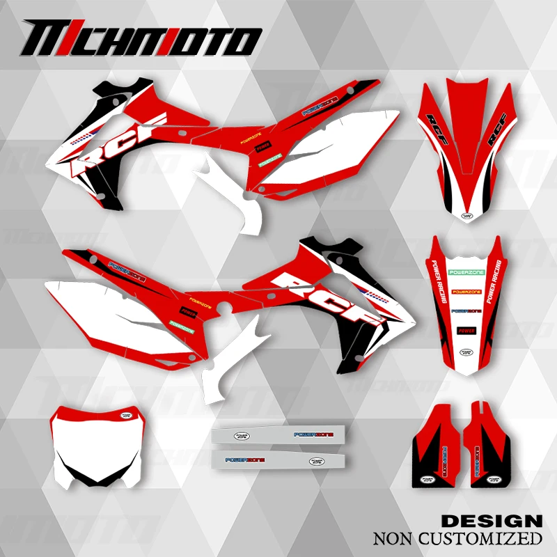 MCHMFG For HONDA CRF250R 2014 2015 2016 2017 CRF450R 2013 2014 2015 2016 New Style Graphics Decals Stickers Kit
MCHMFG For HONDA CRF250R 2014 2015 2016 2017 CRF450R 2013 2014 2015 2016 New Style Graphics Decals Stickers Kit