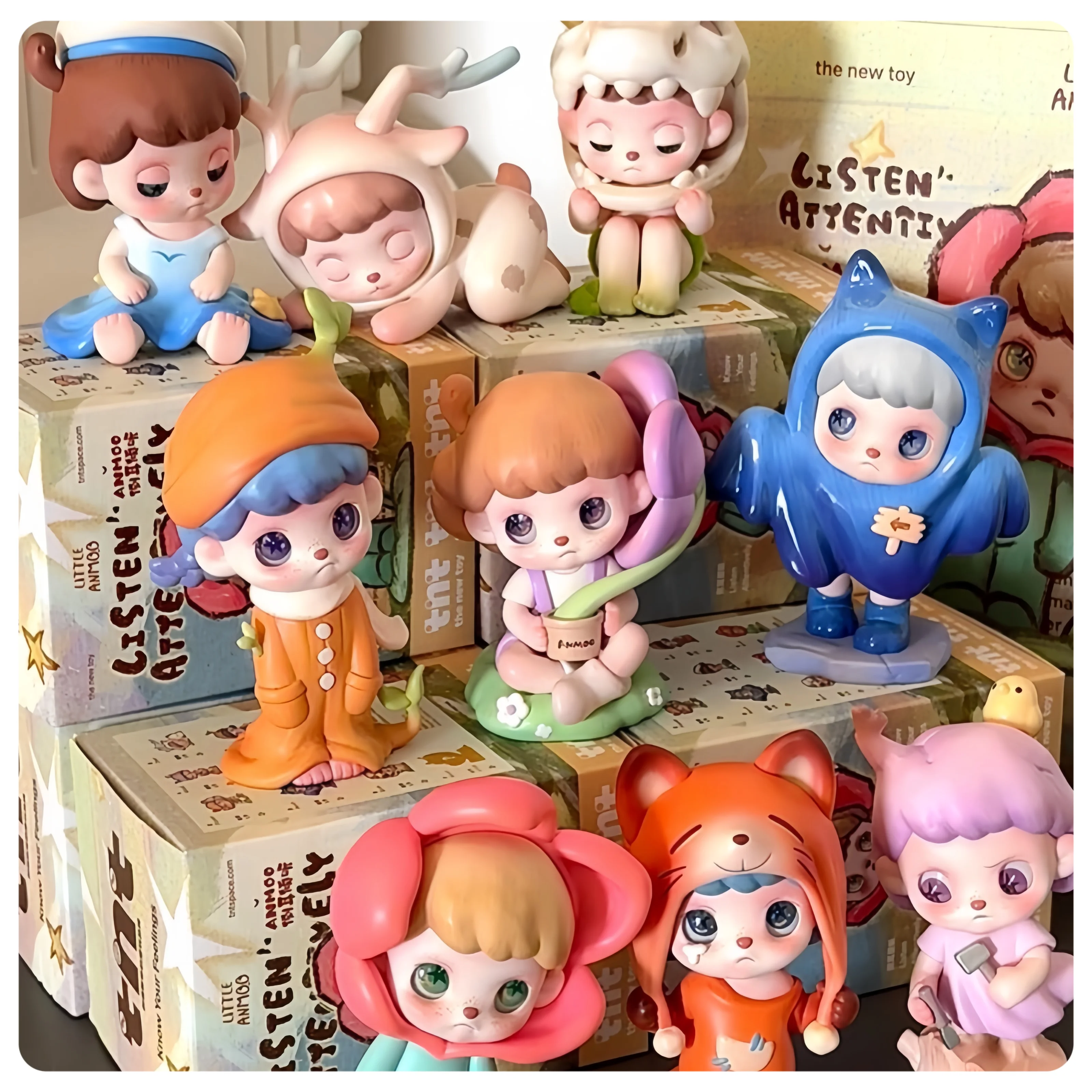 Spot Cute Tnt Amo Anmoo Listen Series слепая коробка кукла ручной работы компьютер настольный милый сценический орнамент женский подарок на день рождения и фестиваль 
Spot Cute Tnt Amo Anmoo Listen Series слепая коробка кукла ручной работы компьютер настольный милый сценический орнамент женский подарок на день рождения и фестиваль