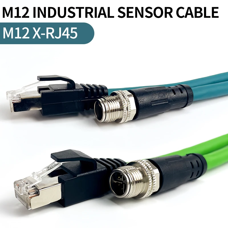 M12 8Pin X-encoded Male to RJ45 Industrial Ethernet Connector Line Gigabit Data Transmission Network Cable 8P X-type Coding Wire
M12 8Pin X-encoded Male to RJ45 Industrial Ethernet Connector Line Gigabit Data Transmission Network Cable 8P X-type Coding Wire