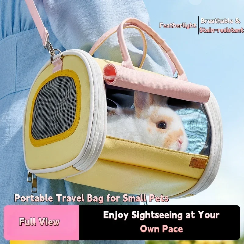 Portable Small Pet Travel Carrier Breathable Waterproof 2 Carry Styles for Rabbit Bird Hamster Hedgehog Small Pets
Portable Small Pet Travel Carrier Breathable Waterproof 2 Carry Styles for Rabbit Bird Hamster Hedgehog Small Pets