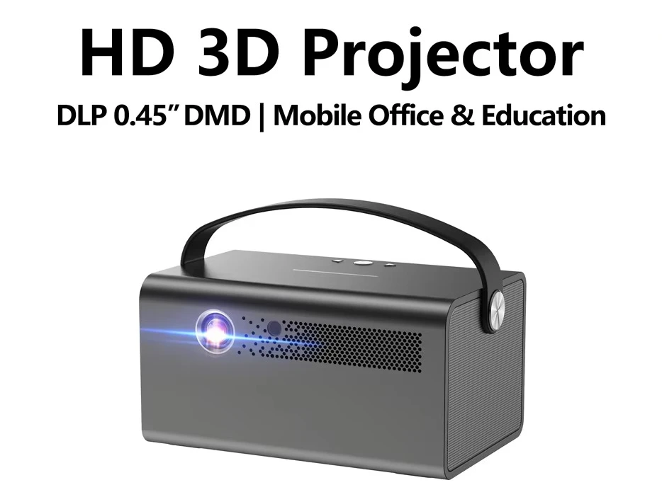 Smart Projector Speaker Mode Support Ti 0.45 DMD Vivid Color Built-in Apps 360 Surround Sound Portable Projector
Smart Projector Speaker Mode Support Ti 0.45 DMD Vivid Color Built-in Apps 360 Surround Sound Portable Projector