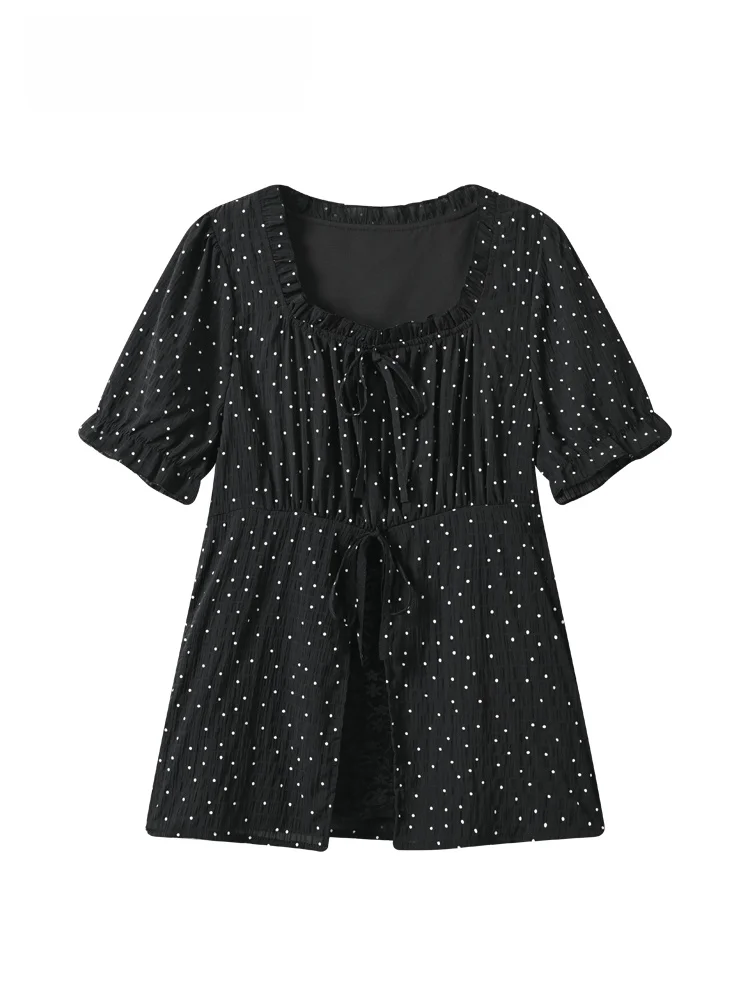 Fashionable Short Sleeve Shirt for plus Size Women Summer New Style Slimming Design Casual Comfortable Top for plus Size Ladies
Fashionable Short Sleeve Shirt for plus Size Women Summer New Style Slimming Design Casual Comfortable Top for plus Size Ladies