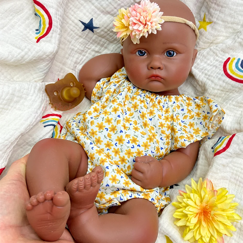 18" Open Mouth Full Silicone Reborn Baby Doll Soft Touch Lifelike Waterproof Reborn Girl Doll Newborn For Artist Collection
18" Open Mouth Full Silicone Reborn Baby Doll Soft Touch Lifelike Waterproof Reborn Girl Doll Newborn For Artist Collection