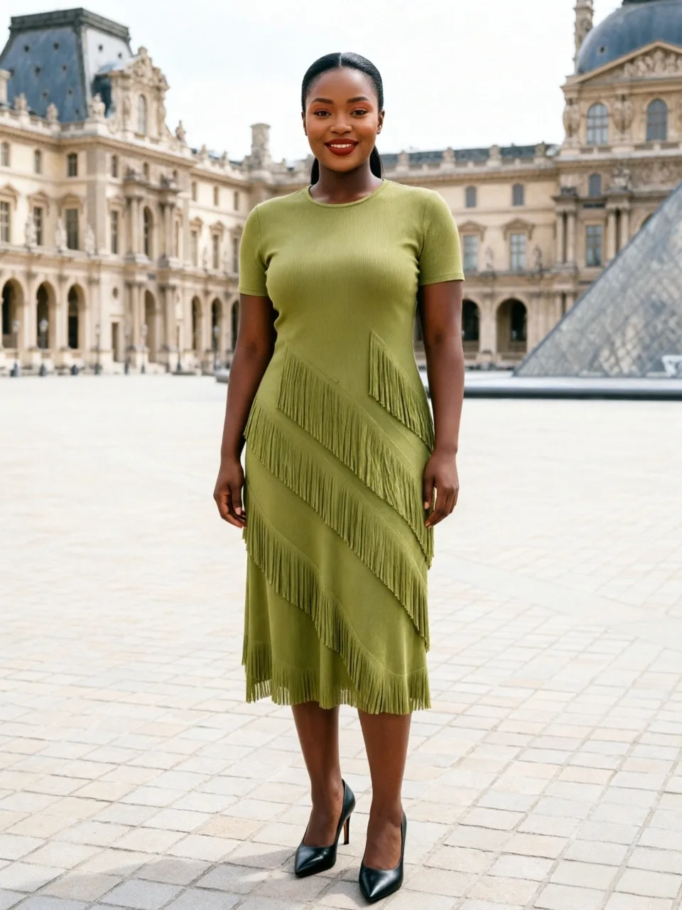 Miyake Crumpled African Loose Dress Summer Fashion Fringed Solid Color Temperament Elegant Dress 2026 New
Miyake Crumpled African Loose Dress Summer Fashion Fringed Solid Color Temperament Elegant Dress 2026 New
