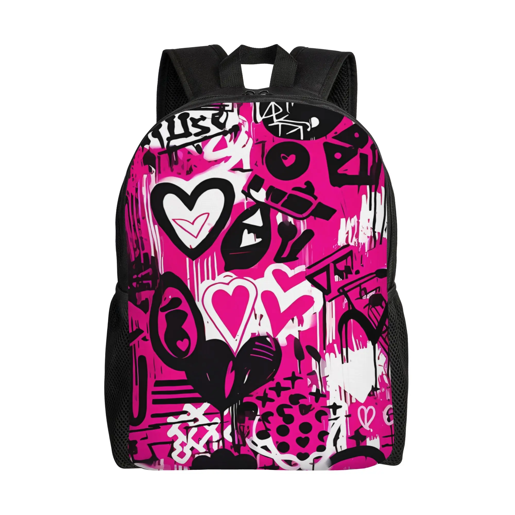 Y2K Love Pattern Graffiti Backpack Students Daily mochila Large Capacity Schoolbag Back To School Season
Y2K Love Pattern Graffiti Backpack Students Daily mochila Large Capacity Schoolbag Back To School Season