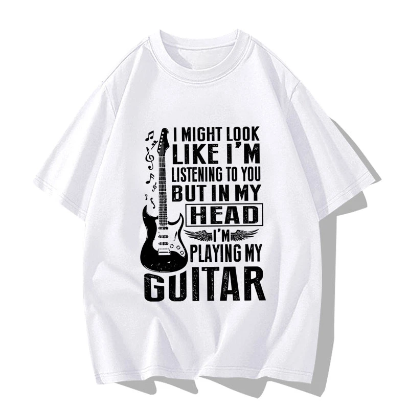 Хлопковая футболка с круглым вырезом с принтом Heavy Metal Rock Guitar, мужская и женская периферийная футболка для подростков, летняя классическая ограниченная серия
Хлопковая футболка с круглым вырезом с принтом Heavy Metal Rock Guitar, мужская и женская периферийная футболка для подростков, летняя классическая ограниченная серия
