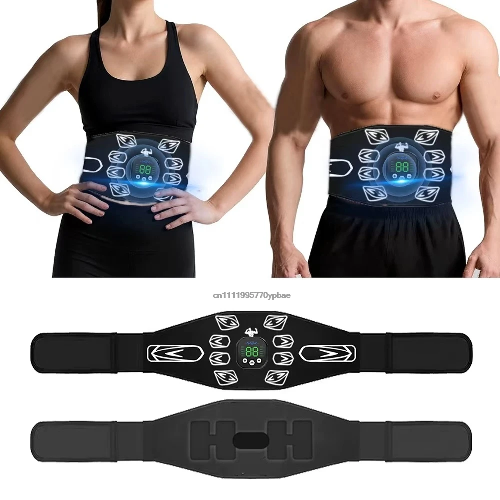 EMS Muscle Stimulator Ab Belt Electronic Pulse Abdominal Toner for Core Strength Fitness Equipment Home Use
EMS Muscle Stimulator Ab Belt Electronic Pulse Abdominal Toner for Core Strength Fitness Equipment Home Use