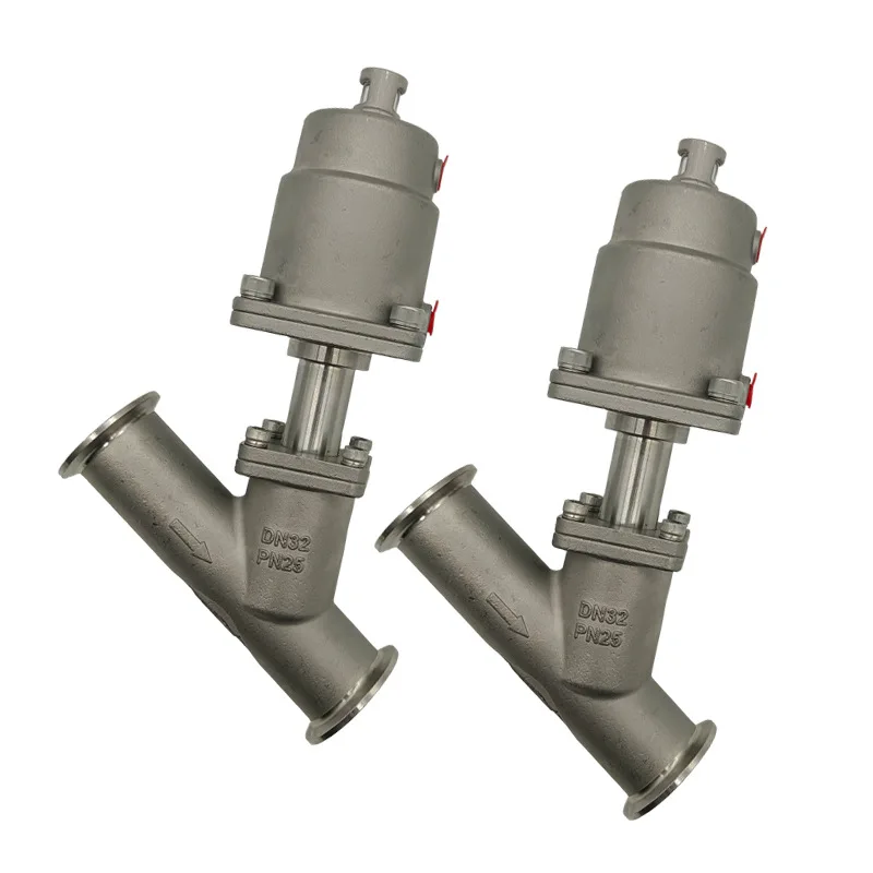 Угловой седловой клапан из ржавой стали с быстрой загрузкой, цельнометаллический пневматический клапан из стали 304, паровой клапан Y-типа, сопротивление температуре и давлению 
Угловой седловой клапан из ржавой стали с быстрой загрузкой, цельнометаллический пневматический клапан из стали 304, паровой клапан Y-типа, сопротивление температуре и давлению