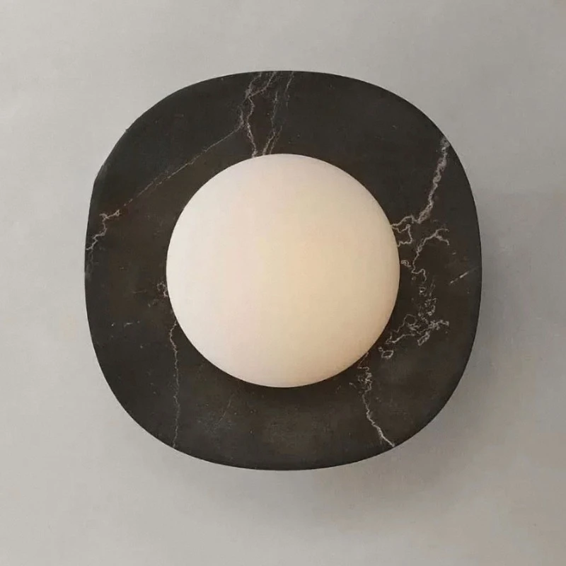 Vintage Mid Century Natural Marble Wall Light Wabi Sabi Style Sconce for Bedroom Bedside Hallway Entrance Home Decor
Vintage Mid Century Natural Marble Wall Light Wabi Sabi Style Sconce for Bedroom Bedside Hallway Entrance Home Decor