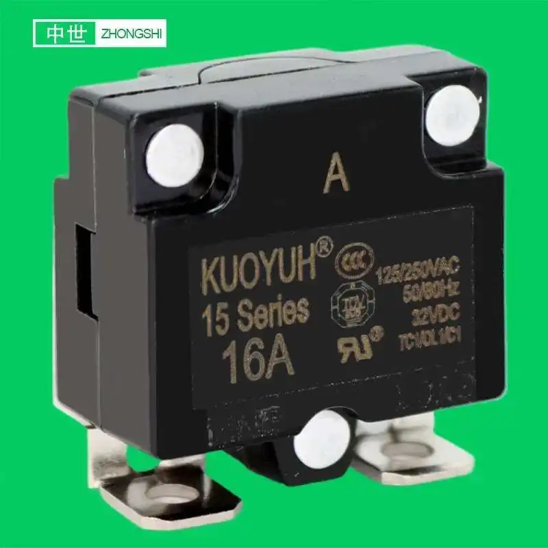 Kuoyuh 15Series 15A 16A 32V 20A DC Plastic Nut Auto Reset Thermal Motor Protection Circuit Breaker Overload Protector Switch
Kuoyuh 15Series 15A 16A 32V 20A DC Plastic Nut Auto Reset Thermal Motor Protection Circuit Breaker Overload Protector Switch