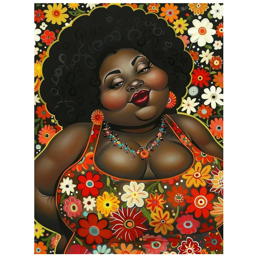 5D diamond art painting kit is suitable for adult African women, featuring African American diamond embroidery mosaic home decor
5D diamond art painting kit is suitable for adult African women, featuring African American diamond embroidery mosaic home decor