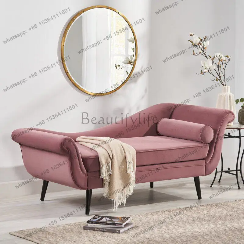 American light luxury single concubine reclining chair modern fabric sofa chair
American light luxury single concubine reclining chair modern fabric sofa chair