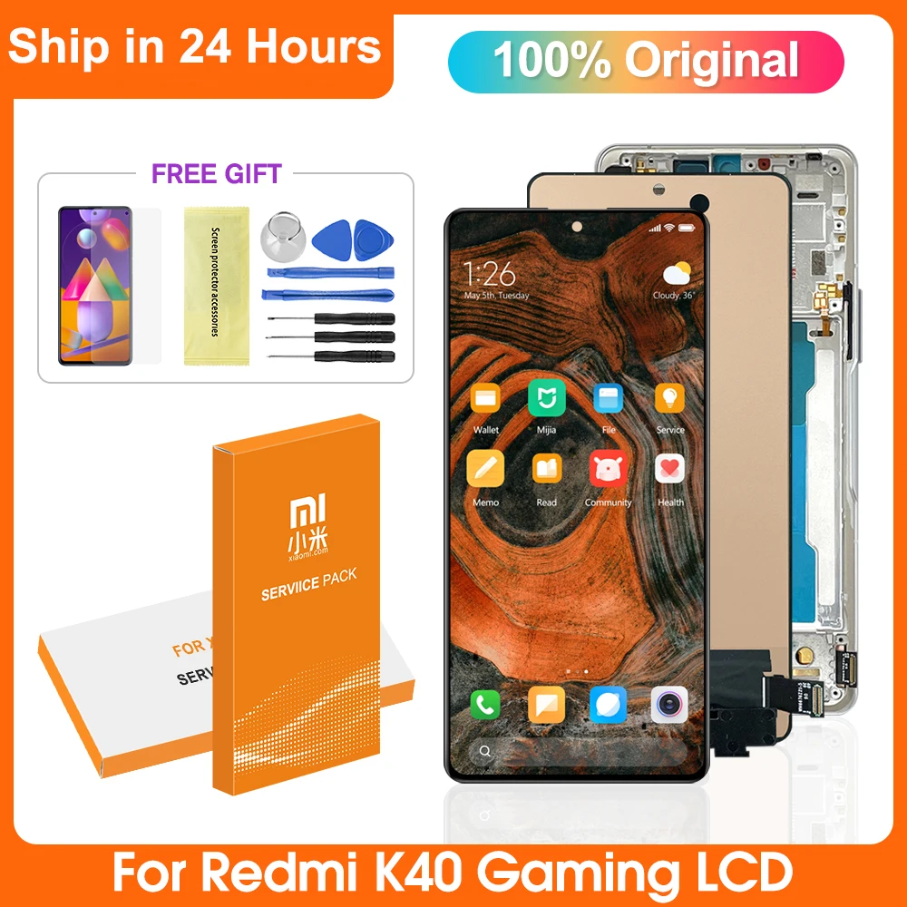 6.67'' New Original for Xiaomi Redmi K40 Gaming LCD Display touch screen digitizer Assembly for redmi k40 Game Edition Display
6.67'' New Original for Xiaomi Redmi K40 Gaming LCD Display touch screen digitizer Assembly for redmi k40 Game Edition Display