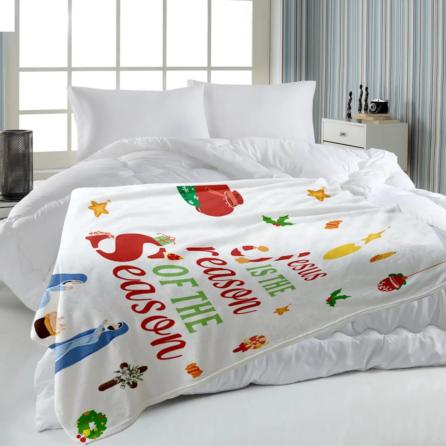 Рождественское одеяло, чулок для женщин, подарочное одеяло с Иисусом, зимнее праздничное флисовое одеяло, теплое мягкое рождественское одеяло
Рождественское одеяло, чулок для женщин, подарочное одеяло с Иисусом, зимнее праздничное флисовое одеяло, теплое мягкое рождественское одеяло