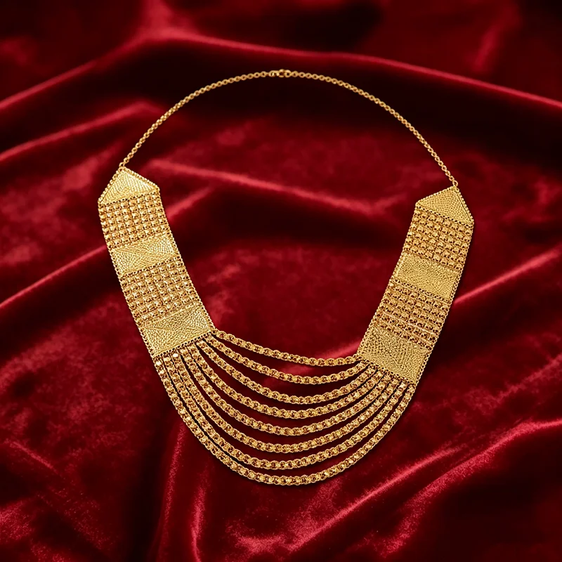 Bohemian Style Gold Hollow Tassel Chain Necklace for Women Fashionable Outdoor Wedding
Bohemian Style Gold Hollow Tassel Chain Necklace for Women Fashionable Outdoor Wedding