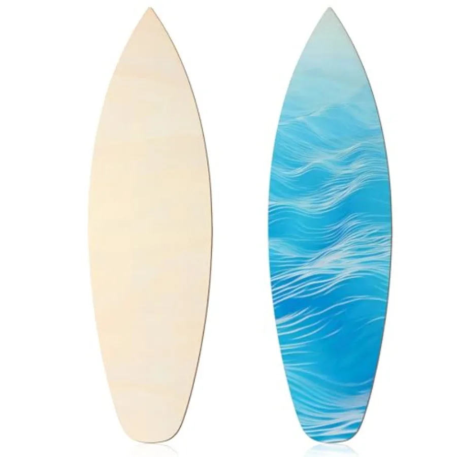 2 Pcs 36 Inches Unfinished Wood Surfboard Cutout for Crafts Large Size Nautical Blank Wooden Crafts Summer Beach DIY Wall Decor
2 Pcs 36 Inches Unfinished Wood Surfboard Cutout for Crafts Large Size Nautical Blank Wooden Crafts Summer Beach DIY Wall Decor