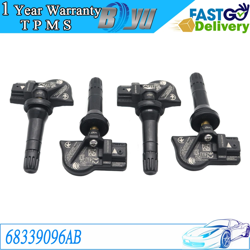 4pcs 68339096AB Car New TPMS Tire Pressure Monitor Sensor For Jeep Grand Cherokee Grand Wagoneer Jeep Wrangler 433MHz
4pcs 68339096AB Car New TPMS Tire Pressure Monitor Sensor For Jeep Grand Cherokee Grand Wagoneer Jeep Wrangler 433MHz