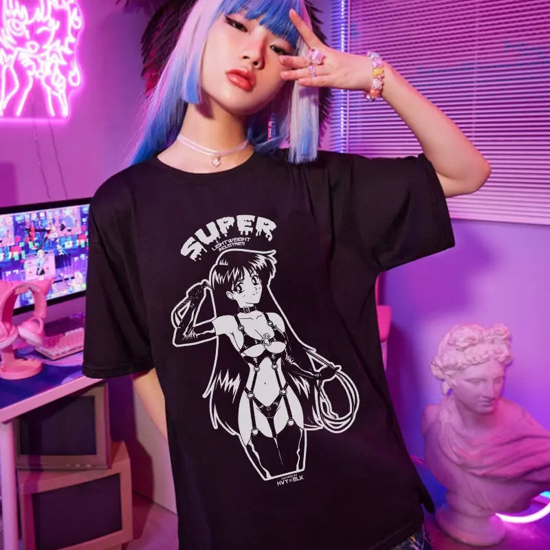 Summer 2026 Sailor Moon "Dark Spice Girl" Fan Street Trend 100% Cotton Printed Loose T-shirt for Men and Women's Parent Tops
Summer 2026 Sailor Moon "Dark Spice Girl" Fan Street Trend 100% Cotton Printed Loose T-shirt for Men and Women's Parent Tops