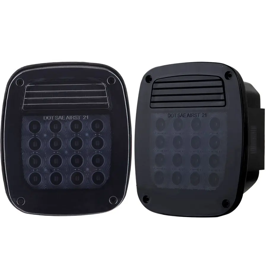 Задние квадратные комбинированные фонари (смок-эффект), красные стоп-сигналы, указатели поворота, габаритные огни в сборе, замена для
Задние квадратные комбинированные фонари (смок-эффект), красные стоп-сигналы, указатели поворота, габаритные огни в сборе, замена для