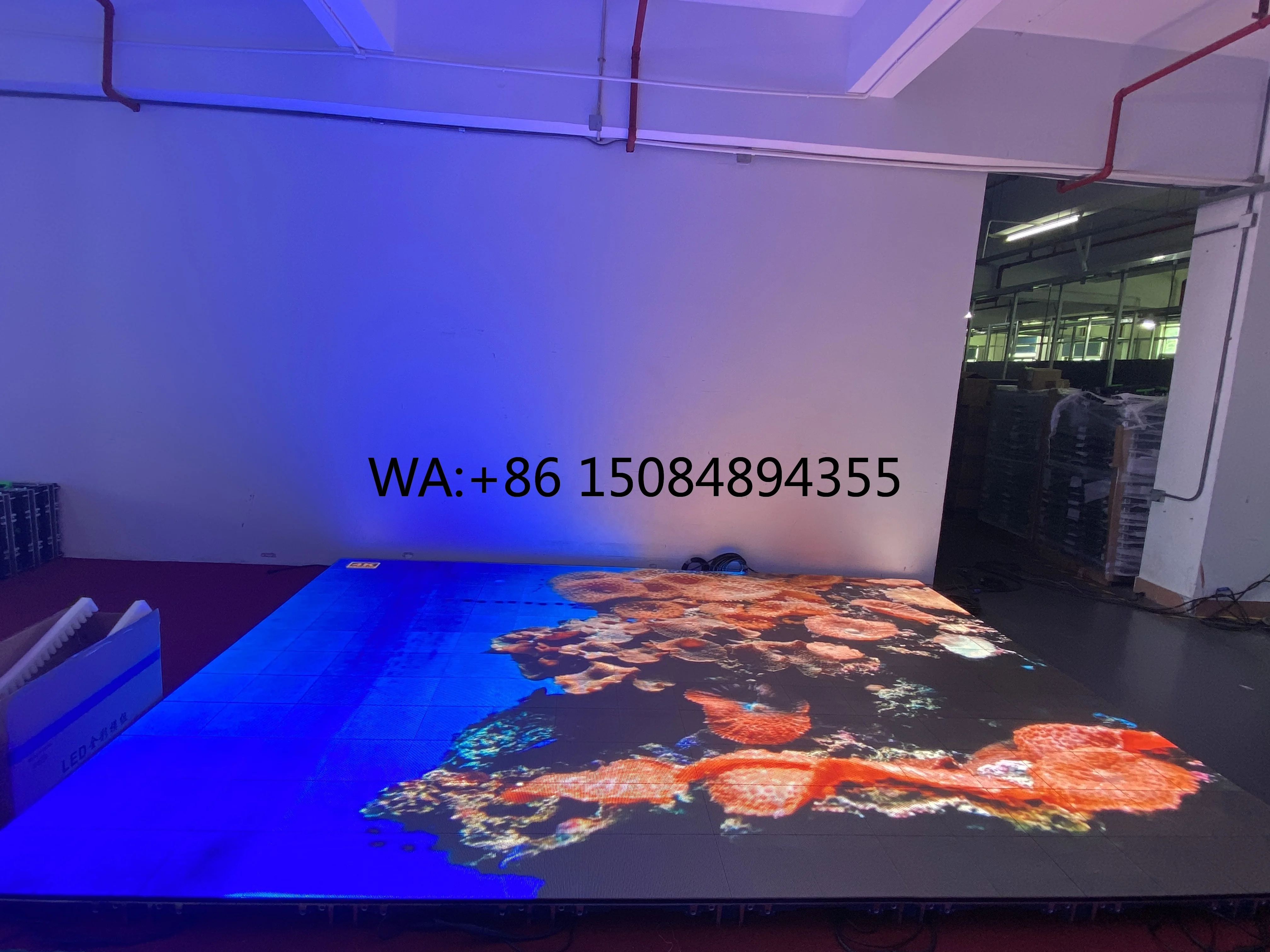 P3.91Full Color High Brightness IP65 Waterproof Indoor Outdoor Interactive Floor LED Display for Advertising Dancing Stage
P3.91Full Color High Brightness IP65 Waterproof Indoor Outdoor Interactive Floor LED Display for Advertising Dancing Stage