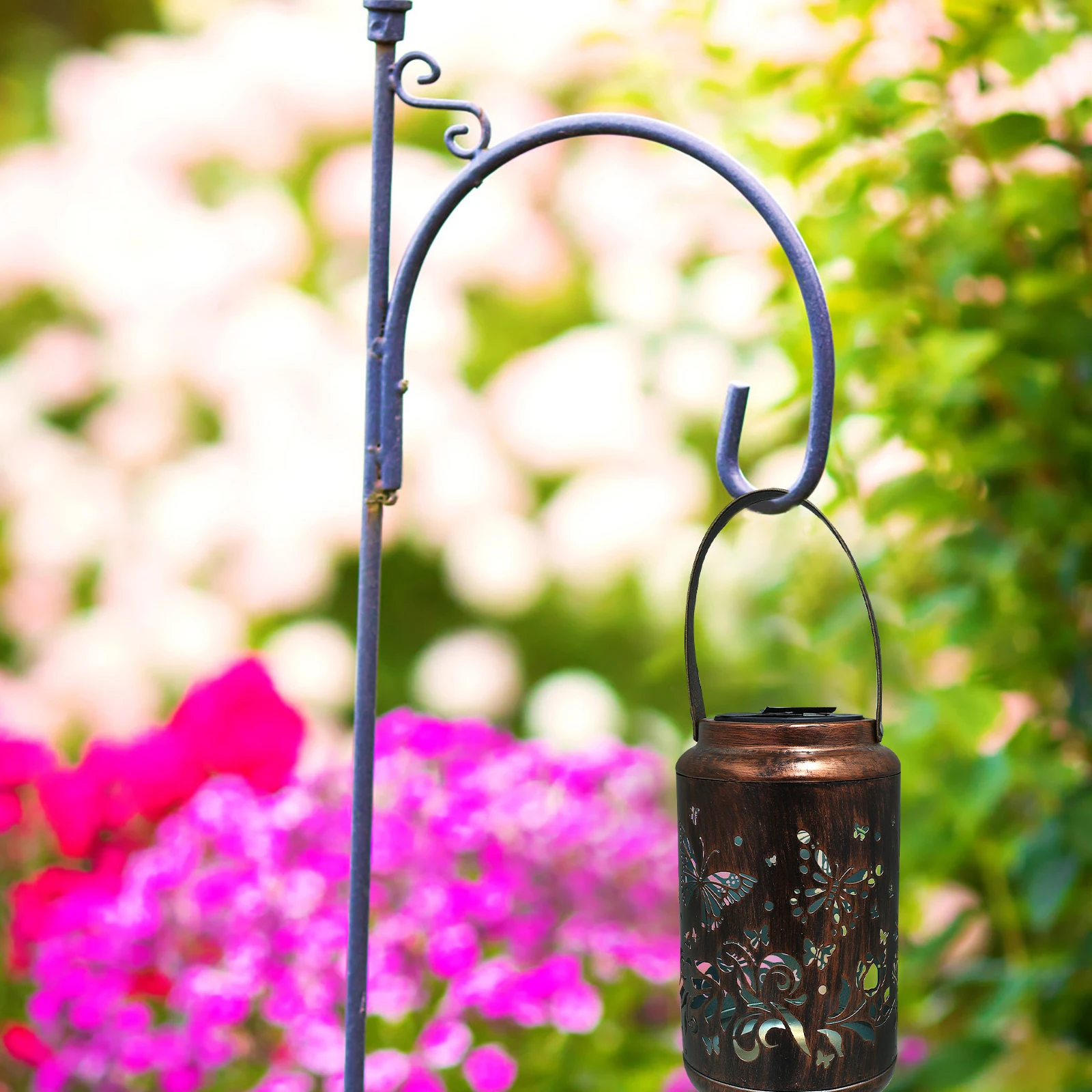 Lantern Hollow Iron Outdoor Yard Garden Decorative Light Retro Solar Powered Insect LED Lighting
Lantern Hollow Iron Outdoor Yard Garden Decorative Light Retro Solar Powered Insect LED Lighting