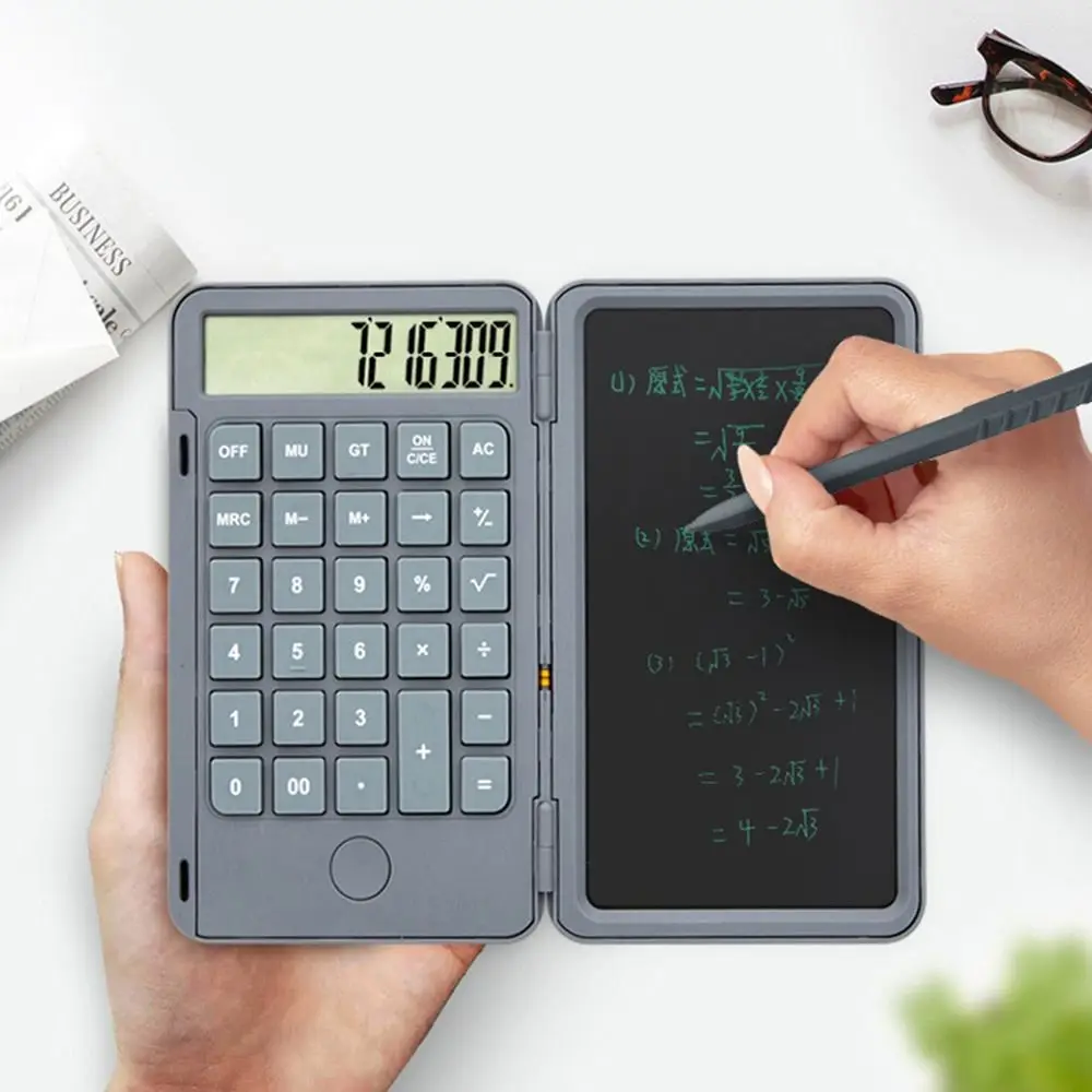Научный калькулятор 2 в 1, складные калькуляторы с функцией дисплея и большим экраном, перезаряжаемые многофункциональные планшеты 
Научный калькулятор 2 в 1, складные калькуляторы с функцией дисплея и большим экраном, перезаряжаемые многофункциональные планшеты