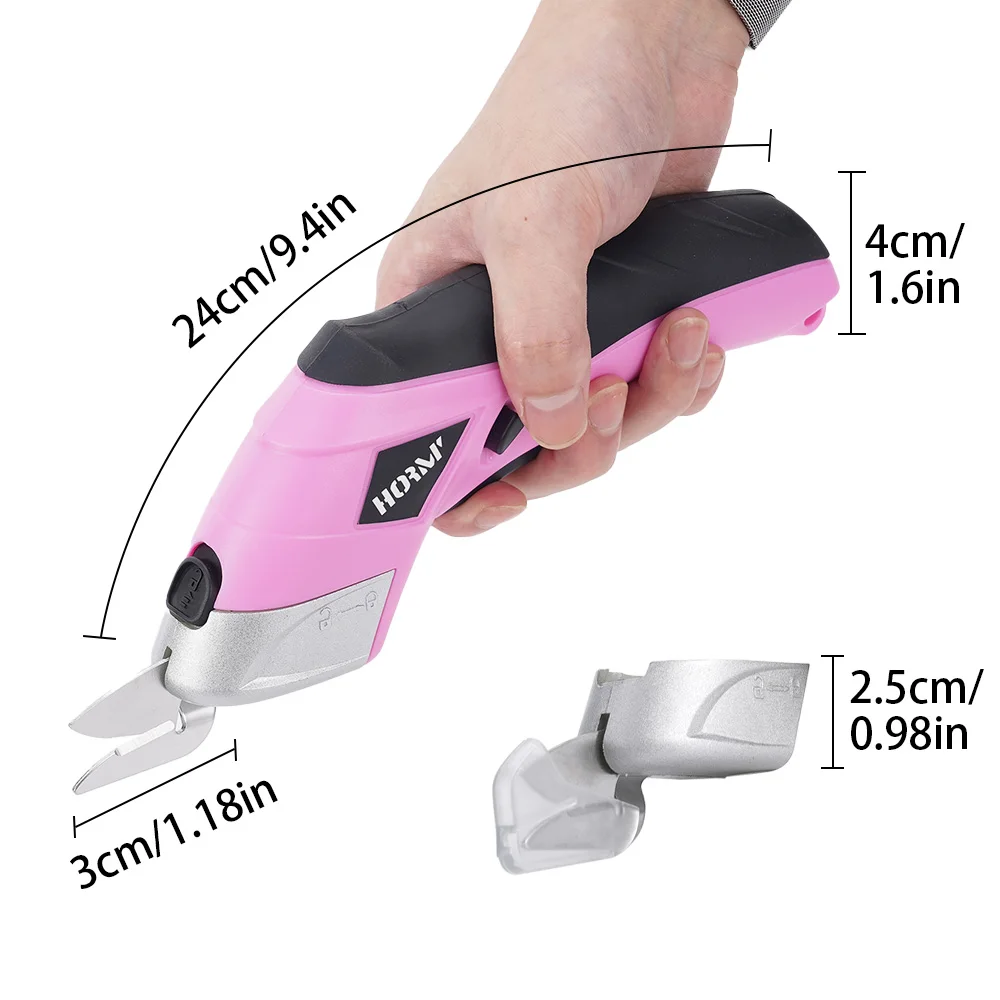 3.6V pink electric scissors USB specification leather fabric cardboard plastic knives garden pruning scissors
3.6V pink electric scissors USB specification leather fabric cardboard plastic knives garden pruning scissors