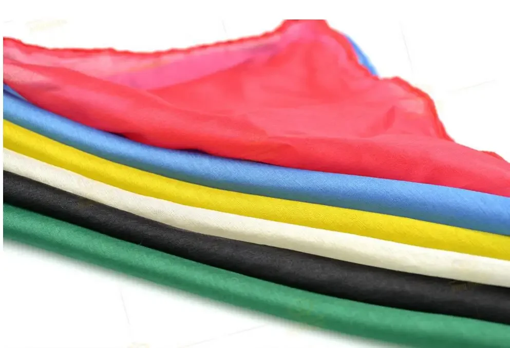 10pcs Magic Silks 15x15cm 10 Colors Item Disappear Magic Close Up Magia Magie Magica Magicians Prop Accessory Illusion
10pcs Magic Silks 15x15cm 10 Colors Item Disappear Magic Close Up Magia Magie Magica Magicians Prop Accessory Illusion