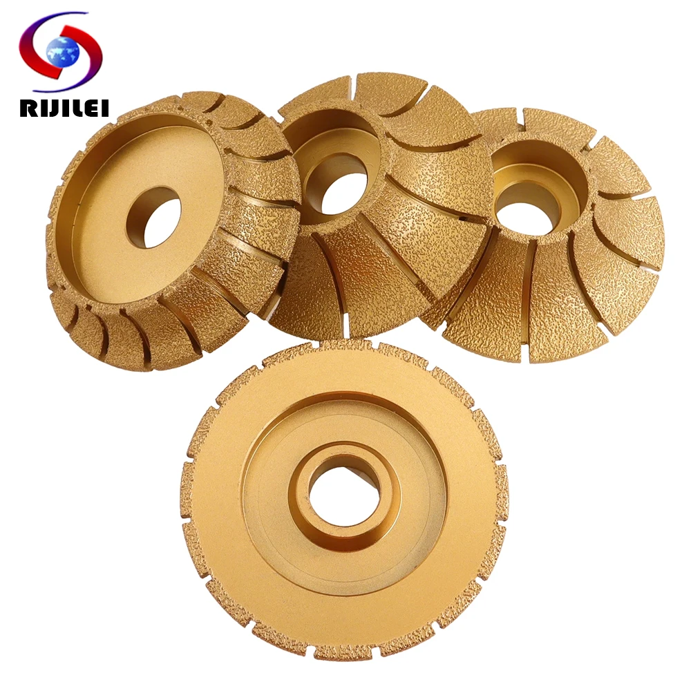 RIJILEI 140mm*30mm Brazing Profiling Wheels for Marble and Granite Angle Grinder Grinding Wheel Marble Edging Discs MX45
RIJILEI 140mm*30mm Brazing Profiling Wheels for Marble and Granite Angle Grinder Grinding Wheel Marble Edging Discs MX45