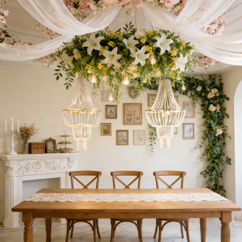 Crystal Bead Curtain Pendant Lamp Iron Art Luxury Hanging Decor for Wedding Hall Hotel Stage Banquet Party Event Backdrop Props
Crystal Bead Curtain Pendant Lamp Iron Art Luxury Hanging Decor for Wedding Hall Hotel Stage Banquet Party Event Backdrop Props