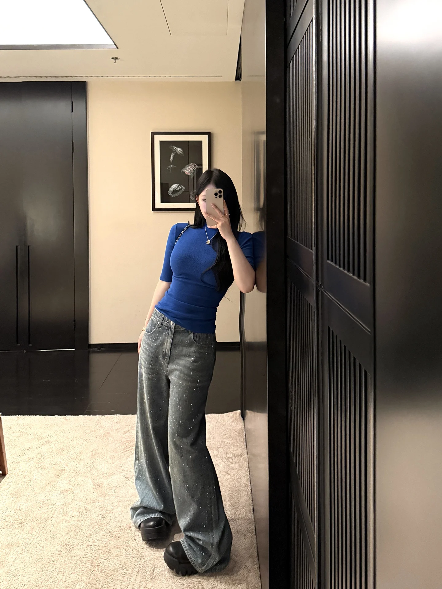 Женские широкие джинсы с пайетками, свободные, прямого кроя, длинные брюки, зимняя новинка, хип-хоп стиль, хлопок
Женские широкие джинсы с пайетками, свободные, прямого кроя, длинные брюки, зимняя новинка, хип-хоп стиль, хлопок