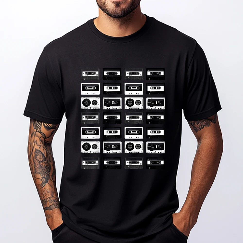 Cassette Tapes Audio Mixtapes 1980s Music Radio Dj Graphic Shirts Men Adult Fall Men's Cotton T-Shirt Christmas
Cassette Tapes Audio Mixtapes 1980s Music Radio Dj Graphic Shirts Men Adult Fall Men's Cotton T-Shirt Christmas