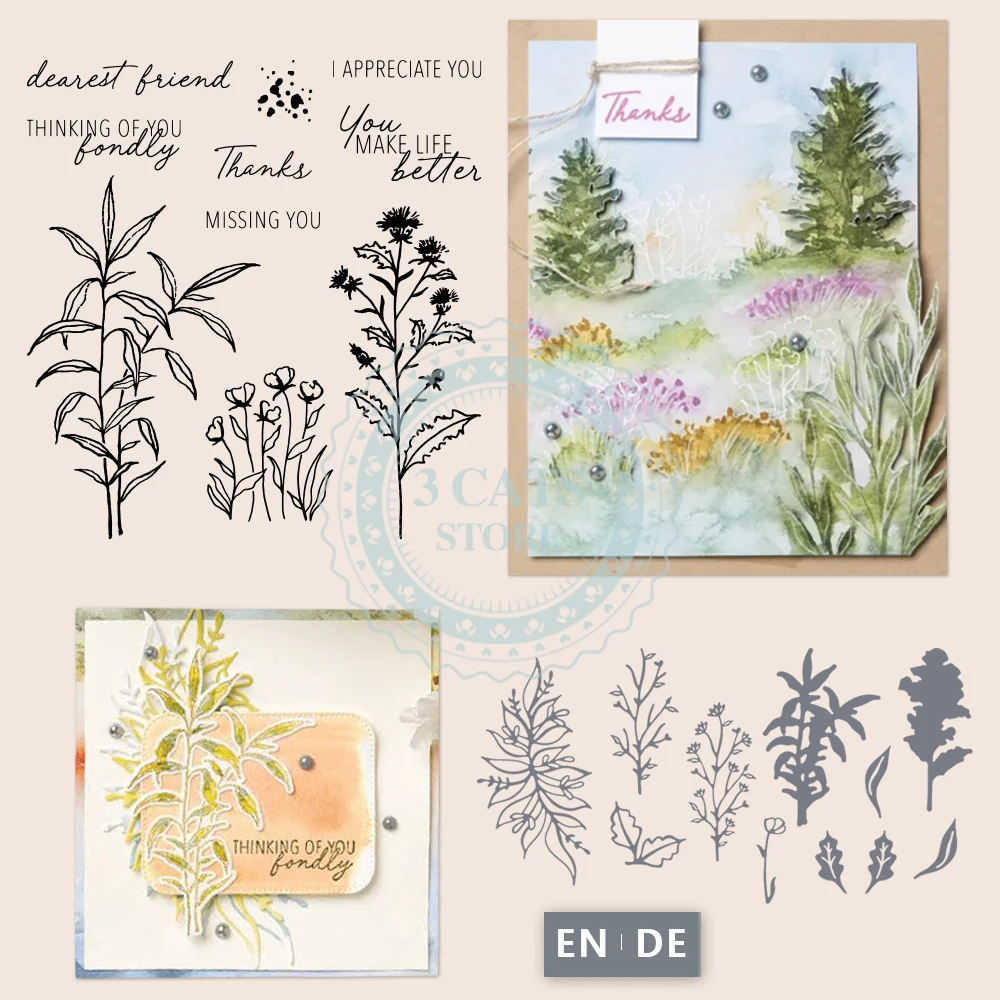 MP925 Thoughtful Wishes And Spring Floral Clear Stamp Cutting Dies DIY Scrapbooking Supplies Stamps Metal Dies For Cards Albums
MP925 Thoughtful Wishes And Spring Floral Clear Stamp Cutting Dies DIY Scrapbooking Supplies Stamps Metal Dies For Cards Albums