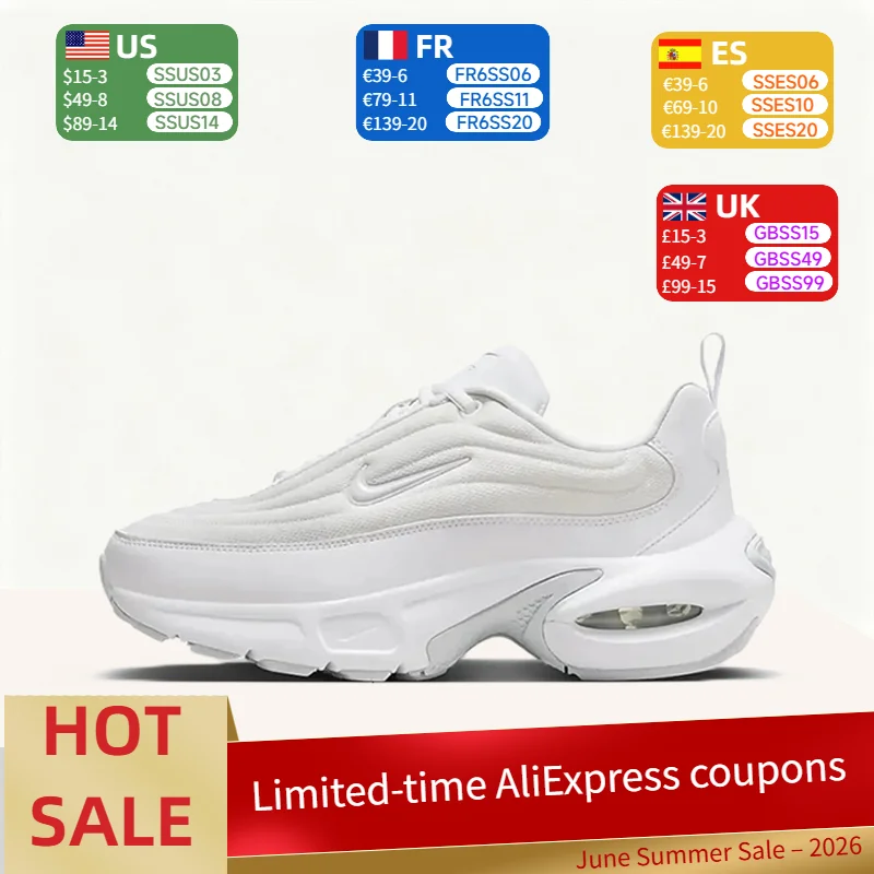 Nike Air Max Portal Minimalist, Soft, Springy, Comfortable, and Lightweight Low-Top Casual Sneakers for Women – White HF3053-100
Nike Air Max Portal Minimalist, Soft, Springy, Comfortable, and Lightweight Low-Top Casual Sneakers for Women – White HF3053-100